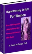 Hypnotherapy Scripts for Women - Breast Enlargement, Cellulite Reduction, PMS Relief